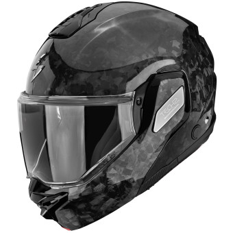 Casque Modulare Apribile Scorpion Exo-Tech II Onyx Carbon Solid Black Casque Modulare Apribile Scorpion Exo-Tech II Onyx Carbon Solid Black