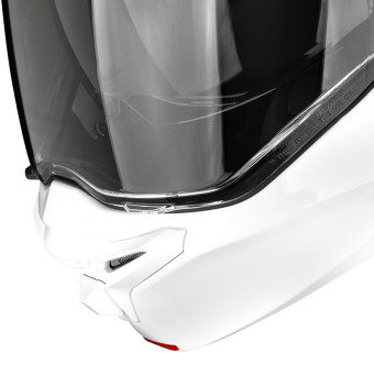 Scorpion Exo-Tech II Solid White + Kit Bluetooth BT Mini