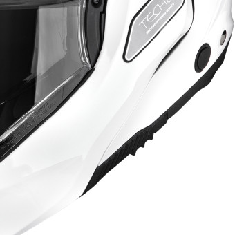 Scorpion Exo-Tech II Solid White + Kit Bluetooth BT Mini
