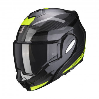 Scorpion Exo Tech Trap Black Neon Yellow + Kit Bluetooth Sena 5S