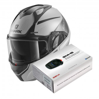 Modulare Apribile Shark EVO GT Encke Mat SAK + Kit Bluetooth Sena SMH5