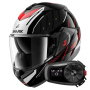 Casque Modulare Apribile Shark Oxo Rydger KSR + Kit Bluetooth 5S Solo
