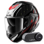 Casque Modulare Apribile Shark Oxo Rydger KSR + Kit Bluetooth Lokui K30