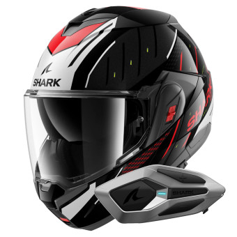 Modulare Apribile Shark Oxo Rydger KSR + Kit Bluetooth Sena for Shark Mesh Solo