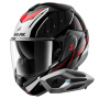 Casque Modulare Apribile Shark Oxo Rydger KSR + Kit Bluetooth Sena for Shark Mesh Solo