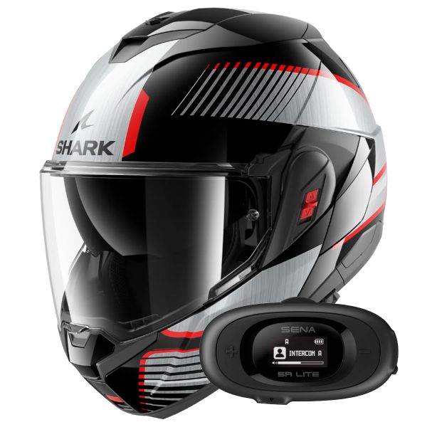 Modulare Apribile Shark Oxo Sikter KUS + Kit bluetooth 5R Lite Solo