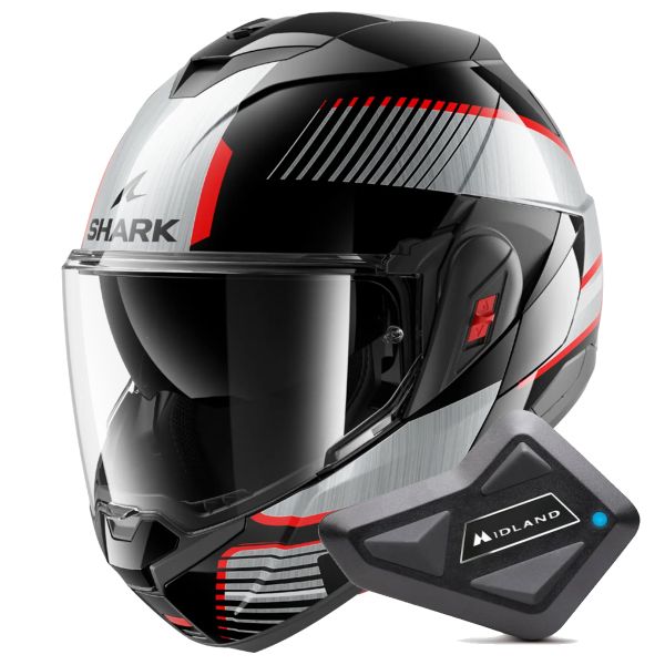 Modulare Apribile Shark Oxo Sikter KUS + Kit Bluetooth BT Mini Modulare Apribile Shark Oxo Sikter KUS + Kit Bluetooth BT Mini