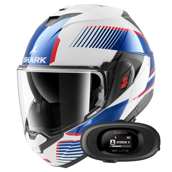 Modulare Apribile Shark Oxo Sikter WUB + Kit bluetooth 5R Lite Solo