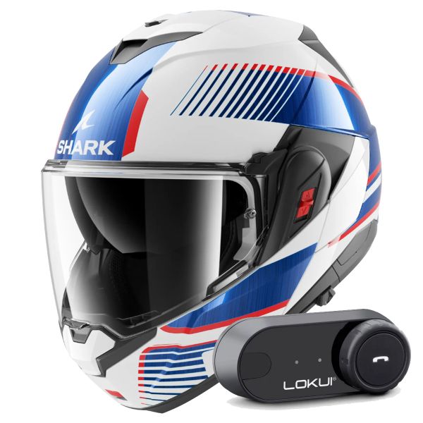 Modulare Apribile Shark Oxo Sikter WUB + Kit Bluetooth Lokui K30 Modulare Apribile Shark Oxo Sikter WUB + Kit Bluetooth Lokui K30