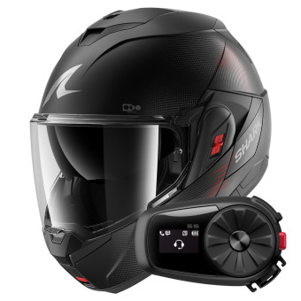 Modulare Apribile Shark Oxo SP Lyne Mat KAA + Kit Bluetooth 5S Solo