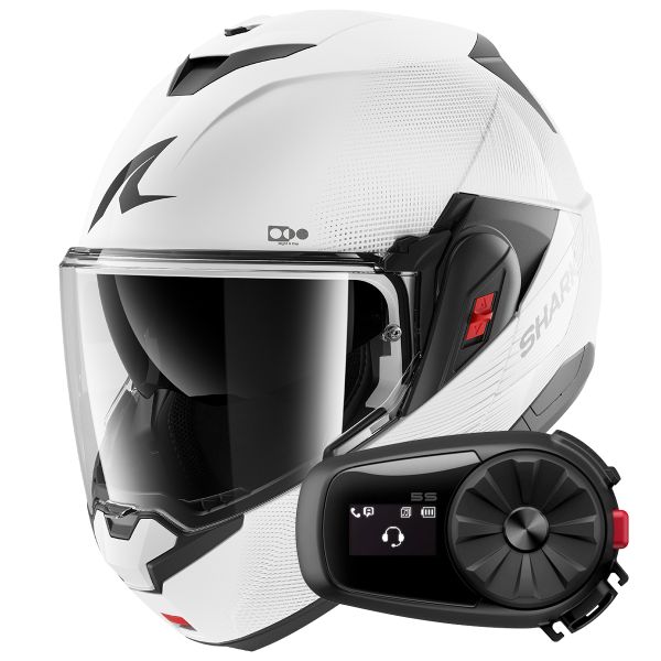 Modulare Apribile Shark Oxo SP Lyne WSS + Kit Bluetooth 5S Solo