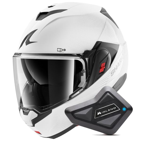 Modulare Apribile Shark Oxo SP Lyne WSS + Kit Bluetooth BT Mini