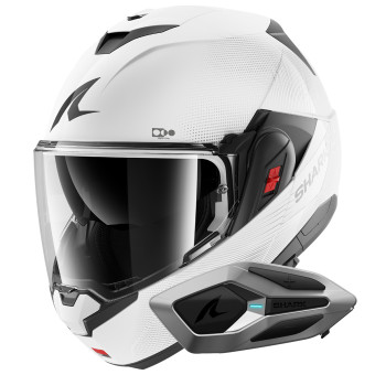 Modulare Apribile Shark Oxo SP Lyne WSS + Kit Bluetooth Sena for Shark Mesh Solo