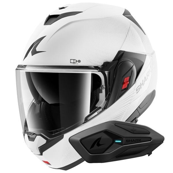 Modulare Apribile Shark Oxo SP Lyne WSS + Kit Bluetooth Sena for Shark Solo