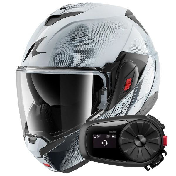 Modulare Apribile Shark Oxo Speed-Tech SWK + Kit Bluetooth 5S Solo