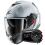 Casque Modulare Apribile Shark Oxo Speed-Tech SWK + Kit Bluetooth 5S Solo