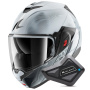 Casque Modulare Apribile Shark Oxo Speed-Tech SWK + Kit Bluetooth BT Mini