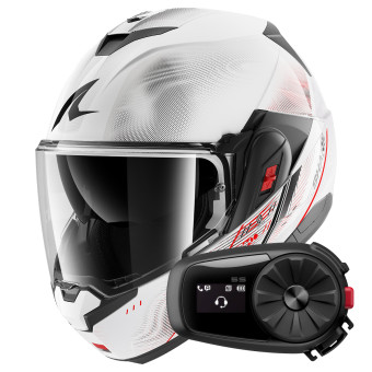 Modulare Apribile Shark Oxo Speed-Tech WRK + Kit Bluetooth 5S Solo
