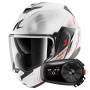 Casque Modulare Apribile Shark Oxo Speed-Tech WRK + Kit Bluetooth 5S Solo