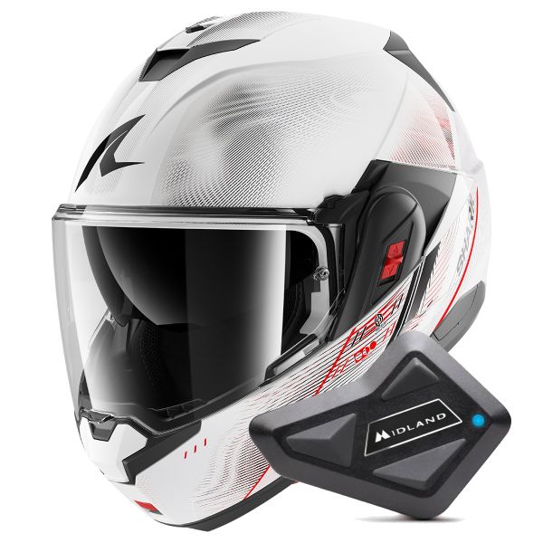 Modulare Apribile Shark Oxo Speed-Tech WRK + Kit Bluetooth BT Mini