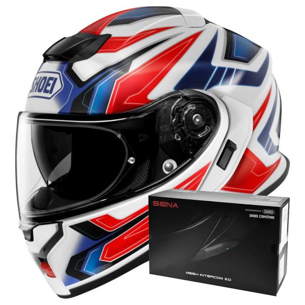 Modulare Apribile Shoei Neotec 3 Anthem TC-10 + Intercom Sena SRL-03