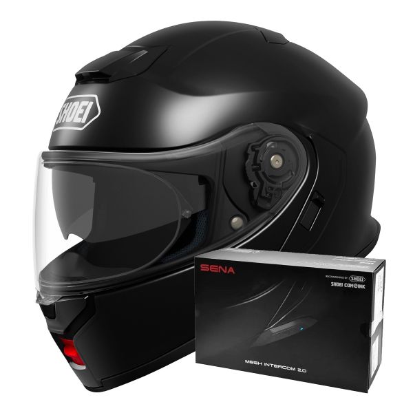 Modulare Apribile Shoei Neotec 3 nero + interfono Sena SRL-03