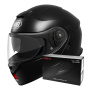 Casque Modulare Apribile Shoei Neotec 3 nero + interfono Sena SRL-03