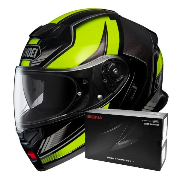 Modulare Apribile Shoei Neotec 3 Grasp TC3 + interfono Sena SRL-03