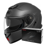 Casque Modulare Apribile Shoei Neotec 3 Grigio scuro opaco + citofono Sena SRL-03