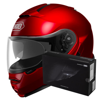 Modulare Apribile Shoei Neotec II Wine Red + Intercom Sena SRL-Mesh