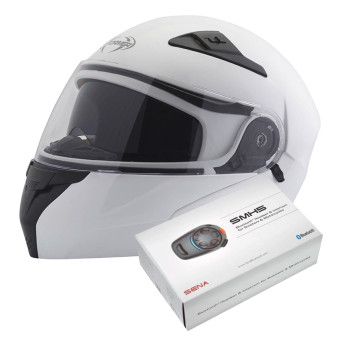 Modulare Apribile Stormer Turn White + Kit Bluetooth SMH5 Solo