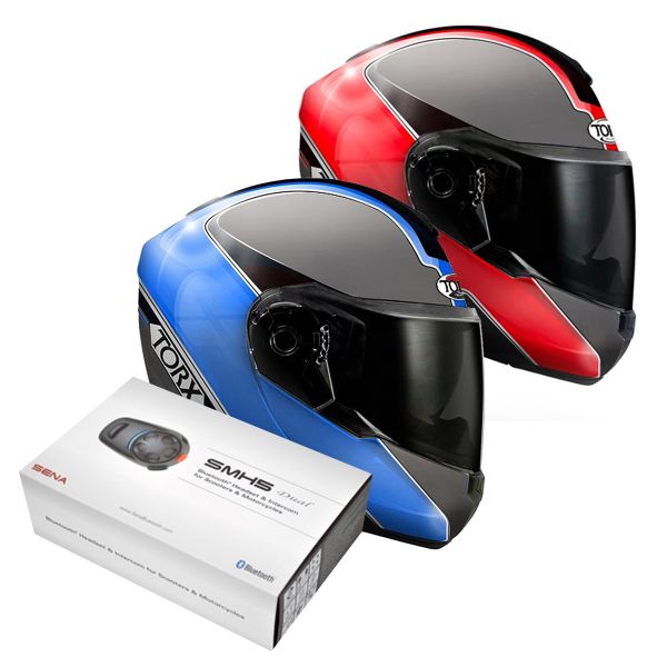 Modulare Apribile Torx Neil 2 Trip Blu + Neil 2 Trip Rosso + KIt Bluetooth SMH5 Duo