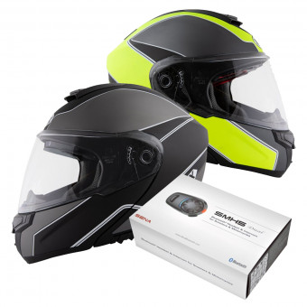 Modulare Apribile Torx Neil 2 Trip Giallo Fluo + Neil 2 Trip Nero + KIt Bluetooth SMH5 Duo