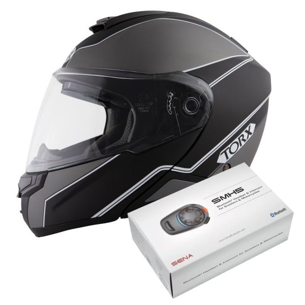 Modulare Apribile Torx Neil 2 Trip Nero + Kit Bluetooth SMH5 Solo