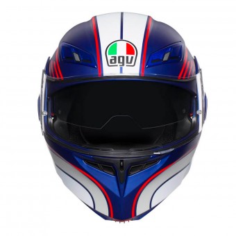 AGV Compact ST Boston Blu Opaco Bianco Rosso