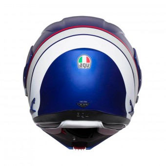 AGV Compact ST Boston Blu Opaco Bianco Rosso