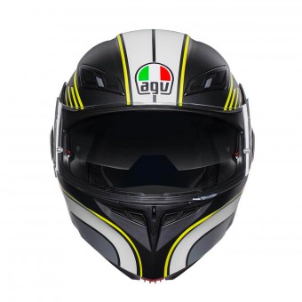 AGV Compact ST Boston Nero Opaco Grigio Giallo