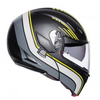 AGV Compact ST Boston Nero Opaco Grigio Giallo