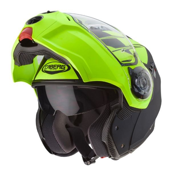 Caberg Droid Patriot Nero Opaco Giallo