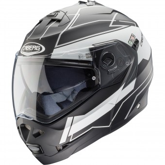 Modulare Apribile Caberg Duke II Gravity Matt Black White