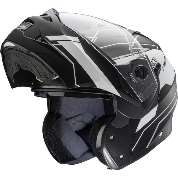 Caberg Duke II Gravity Matt Black White