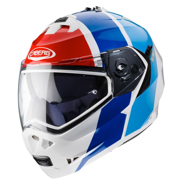 Modulare Apribile Caberg Duke II Impact White Red Blue