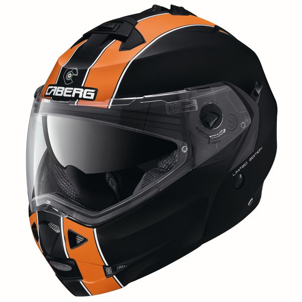 Modulare Apribile Caberg Duke Legend Opaco Black Arancione
