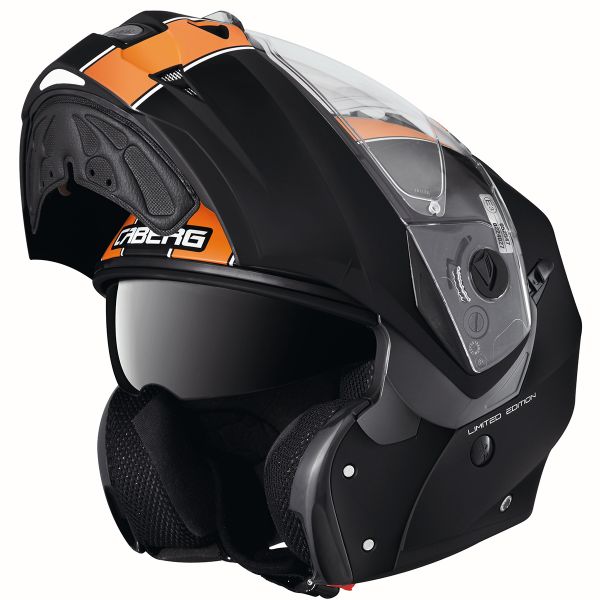 Caberg Duke Legend Opaco Black Arancione