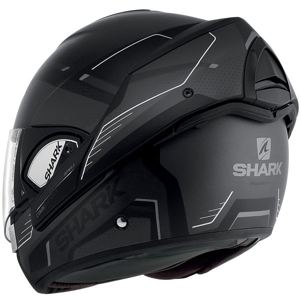 taglia M casco da moto nero//arancione Shark Evoline 3/ Hataum
