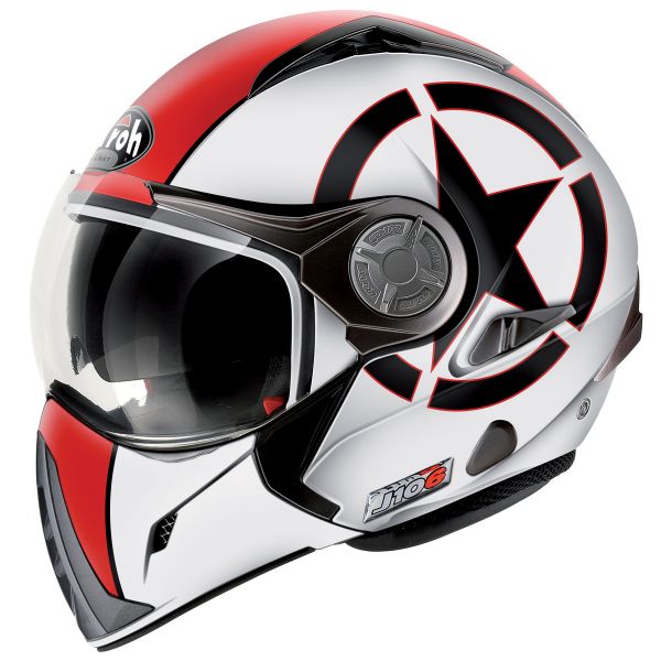 Modulare Crossover Airoh J106 Shot Rosso