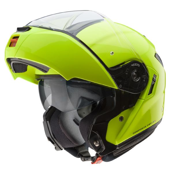 Casco Moto Caberg Levo Yellow Hi-Vizion in Stock | iCasque.it