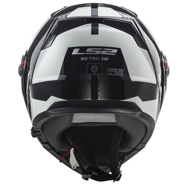 LS2 Metro Evo P/J Sub Black Glow White FF324