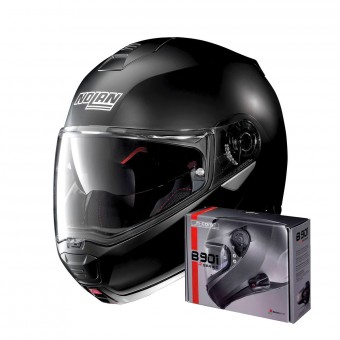 Modulare Apribile Nolan N100 5 Classic N-Com Flat Black 10