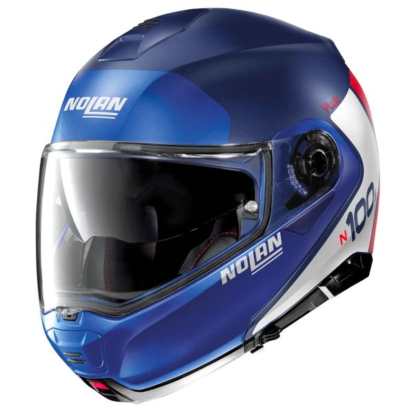 Modulare Apribile Nolan N100 5 Plus Distinctive N-Com Flat Imperator Blue 29